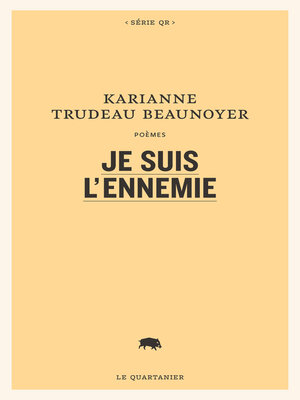 cover image of Je suis l'ennemie